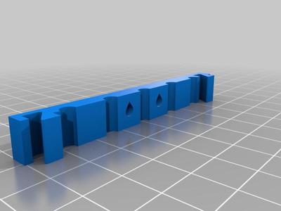 Tube Separator with Screws and nuts