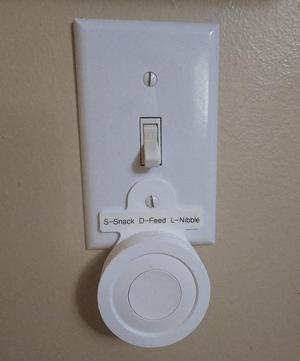 Sonoff Button Light Plate Mount with Label
