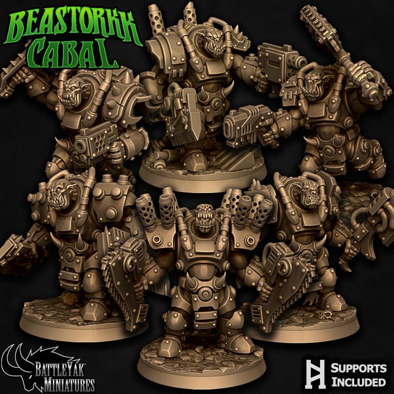 Beastorkk Wargrunt Close-Combat Pack