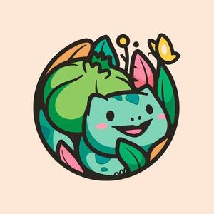 Grass Bulbasaur Charm / Aesthetic Keychain / Anime Charm / Pokemon Keychain