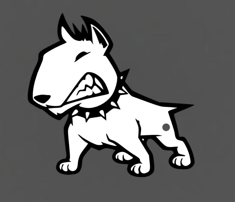 Bull terier keychain / klíčenka