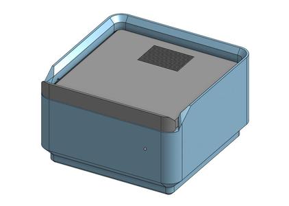 Gridfinity Sliding Lid Bin with Click Notch