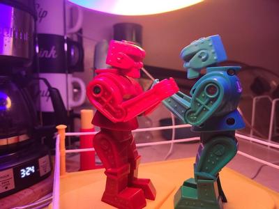 Rock em sock em robots coming soon  read bottom 