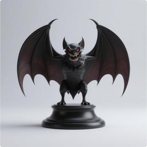 Bat sculpture