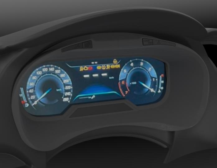 Frame digital panel Peugeot 508 on Citroen C4 B7/L, DS4