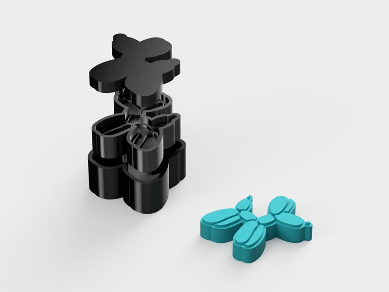 balloon dog - bath bomb mould