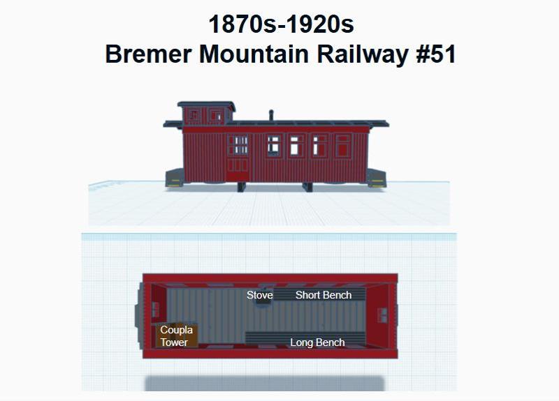 Maine 2fter Drover Caboose (HOn30/HOn3)