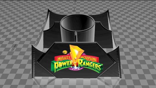 Stand for helmets Power Ranger