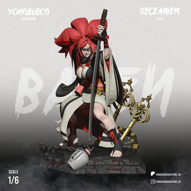 Baiken STL - Yongblood Sculpture