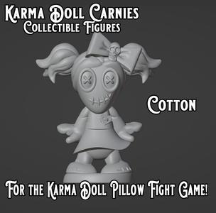 Karma Doll Pillow Fight Game Token: Cotton