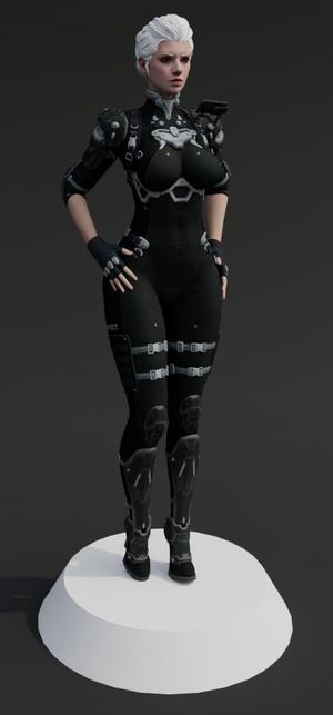 Ines Raya,The First Descendant pose 2