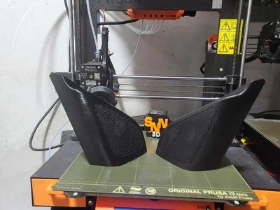 Car accessories HENGFEI Horn cover for Suzuki Vitara 2015-2018 Tweeter Cover Panel speaker