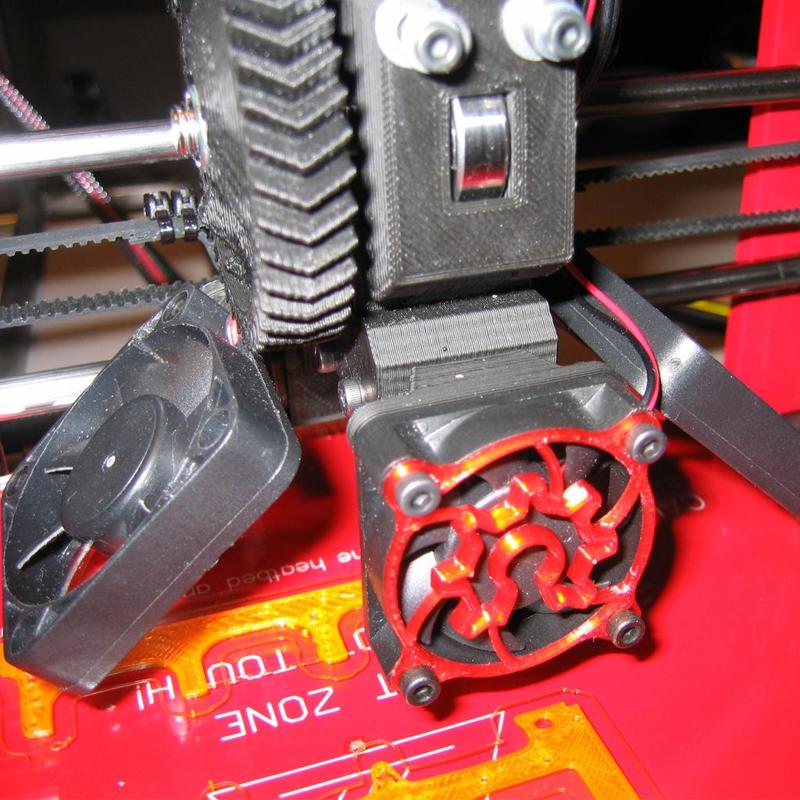 i3 Rework Dual 50mm Fan Holder 