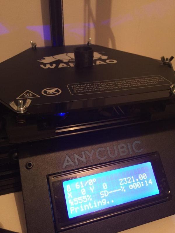 Anycubic mini - printing bed and easy leveler