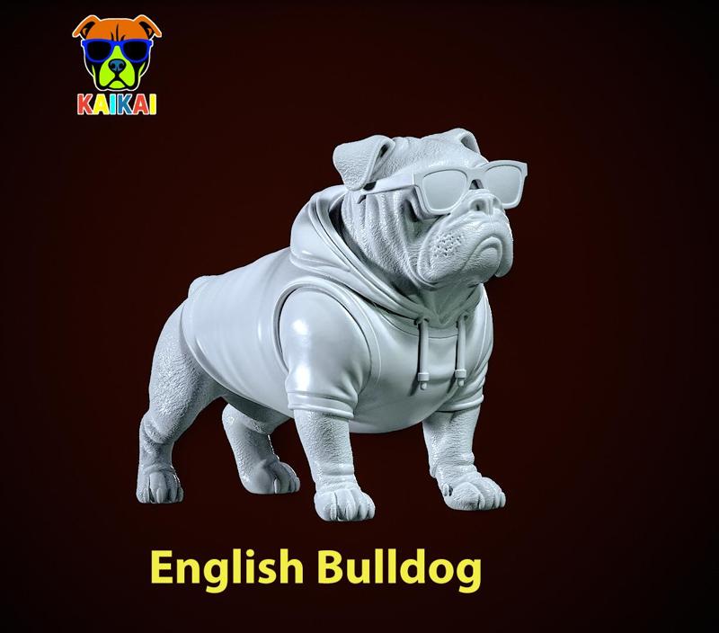 English Bulldog Urban vibes Decor