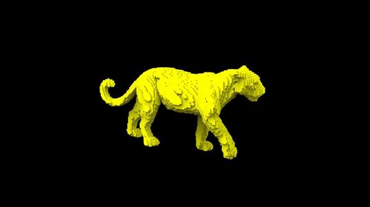 leopard voxel