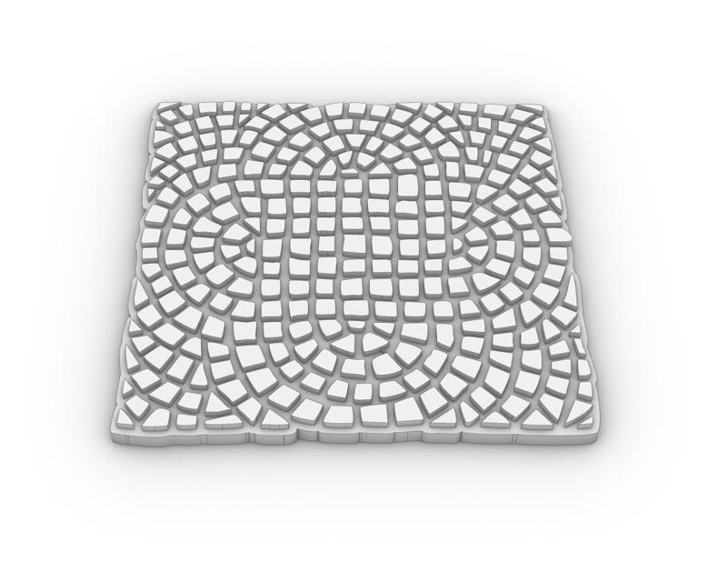 Roman Mosaic Tile – Solomon Knot Replica 🏛️