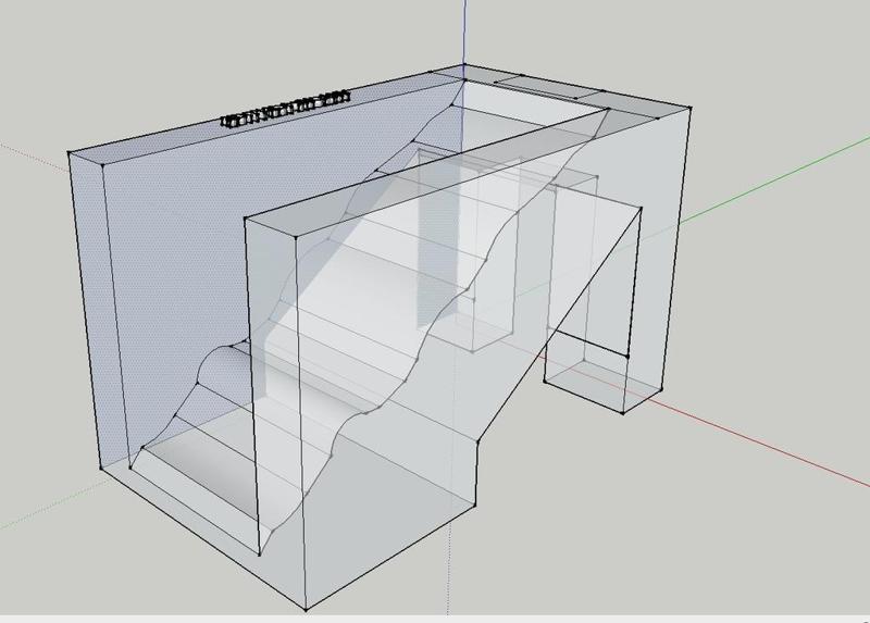 Ice luge mold attempt