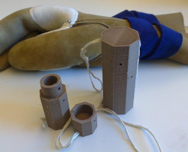 Kyudo Powder Containers, Fudeko-ire and Giriko-ire