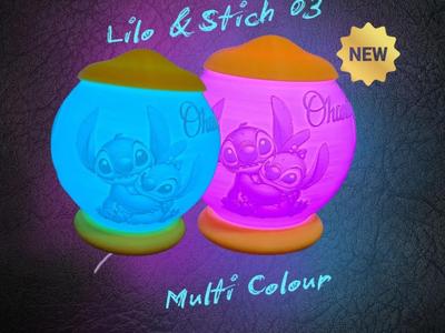 Lilo & Stitch Lamp 03 Bambulab kit 01 Light Lamp