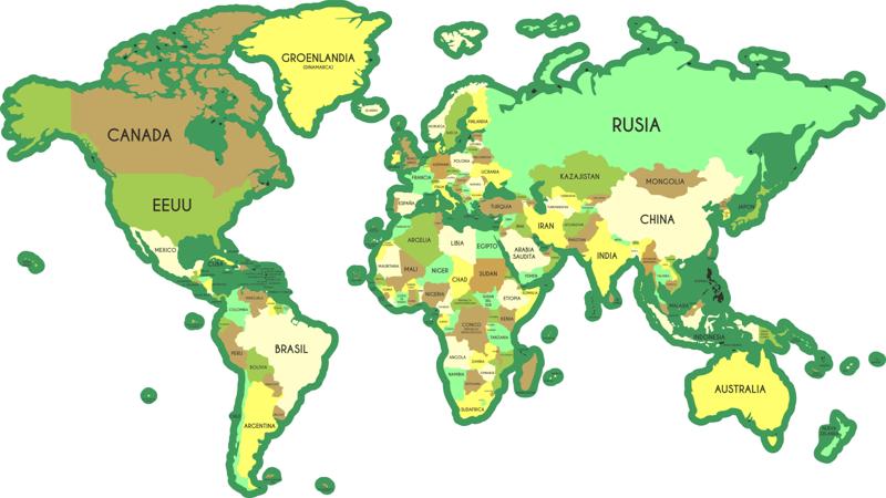 Map of the world