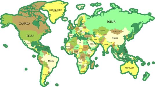 Map of the world