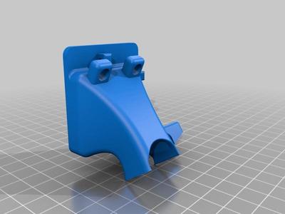 Lulzbot Taz5 extruder fan duct with led lights