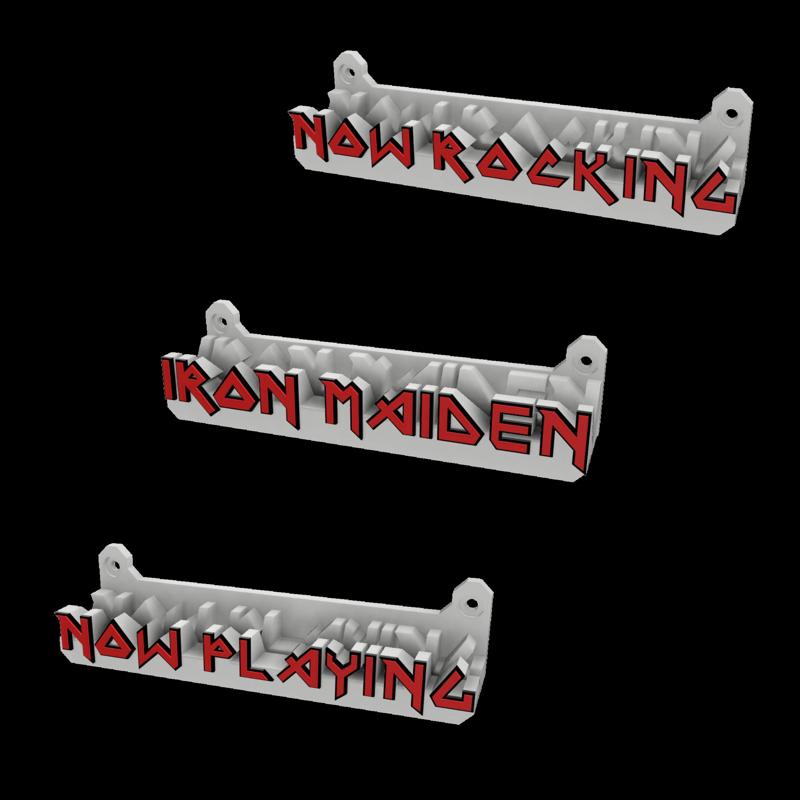 Multicolor Vinyl Record Wall Mount - Iron Maiden