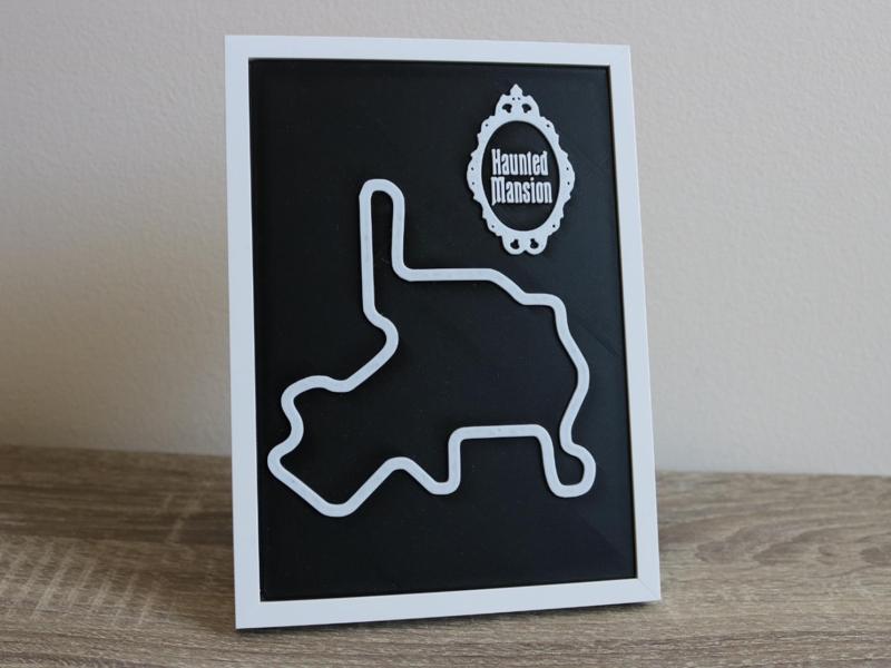 Haunted Mansion Ride Track Decoration Disneyland