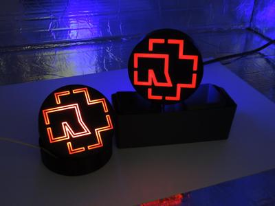 Rammstein LED Logo