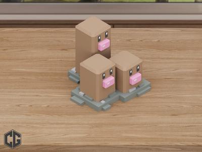 Dugtrio Pokemon Multipart