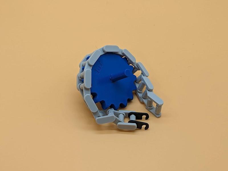 Chain And Sprocket – Print In Place, Customizable