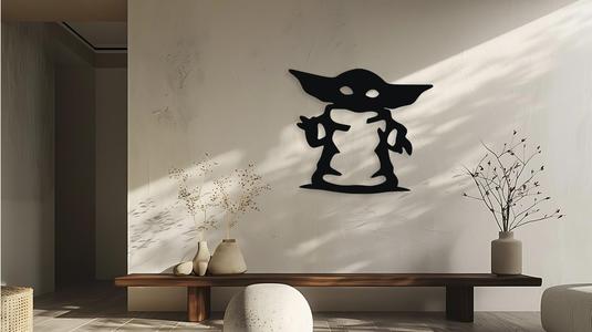 Cute Alien Baby Fantasy Creature Wall Decor Art