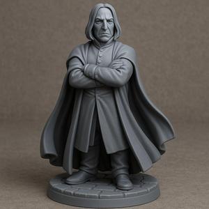 Severus Snape Figurine STL File Harry Potter Collectible Model