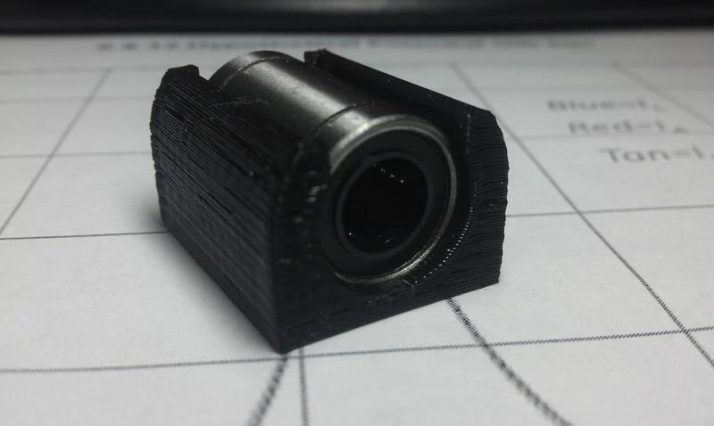 'snap in' fit LM8UU linear bearing mount 