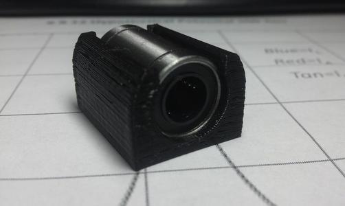 'snap in' fit LM8UU linear bearing mount 