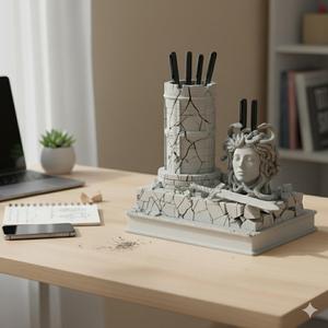 Medusa Pencil Holder 🐍 and Shattered Tower