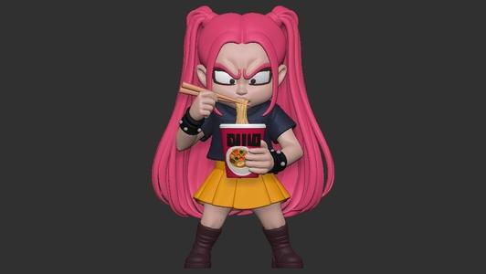 Huntrx - Chibi noodles ramen - look - kpop demon hunter