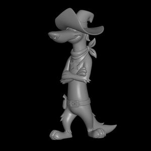 cartoon character droopy design