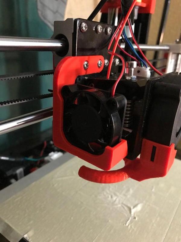 Anet A8 easy-removal fan mount