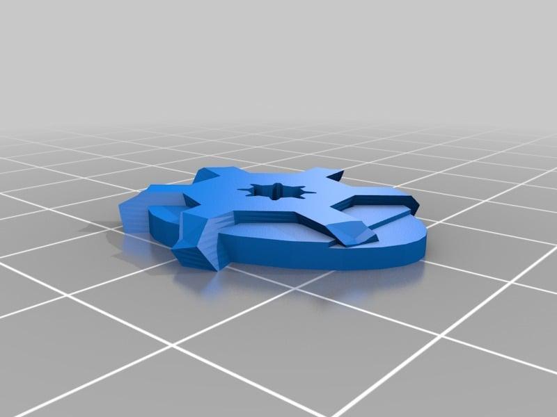 Steampunk Guitar Pick