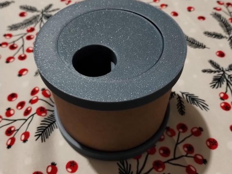 small parts holder with 4 compartments