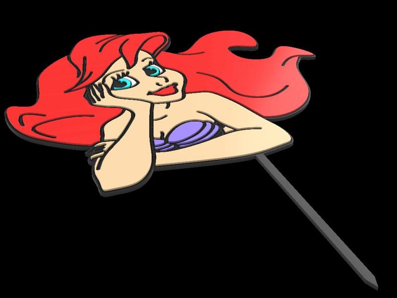 Mermaid topper and cutter