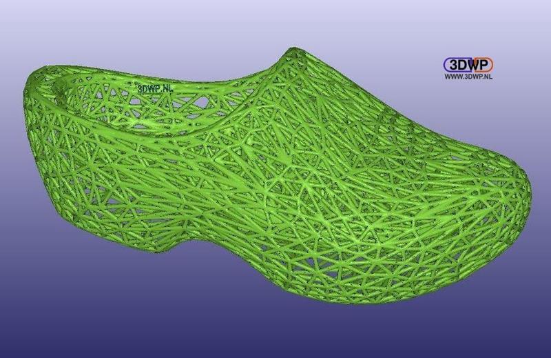 Wooden Shoe Voronoi Style