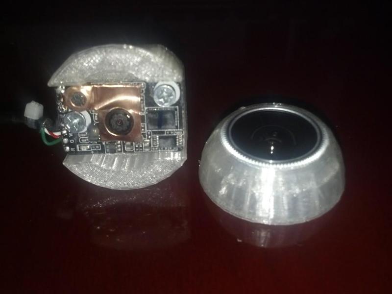 Hercules webcam holder and eye for InMoov 