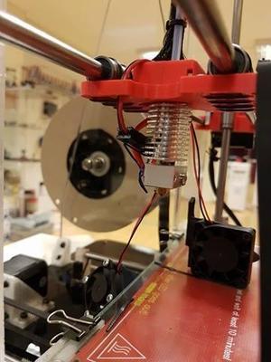 Carro de REPLIKAT M5 para E3D + fan de capa