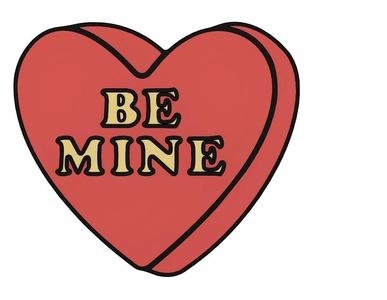 Be mine cookie cutter and stamp