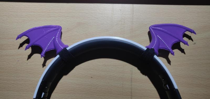 Headphone Bat Wings
