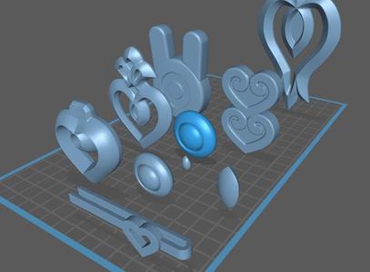 Sigewinne Genshin Impact a set of details for cosplay