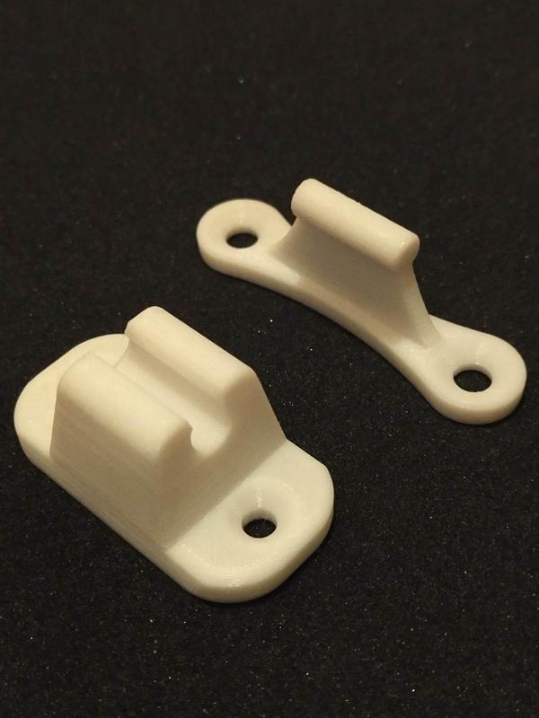 Door stop retainer -  Catch holder set  for motorhome, campervan, RV - Spare parts | Bloque,  arrêt de porte camping car